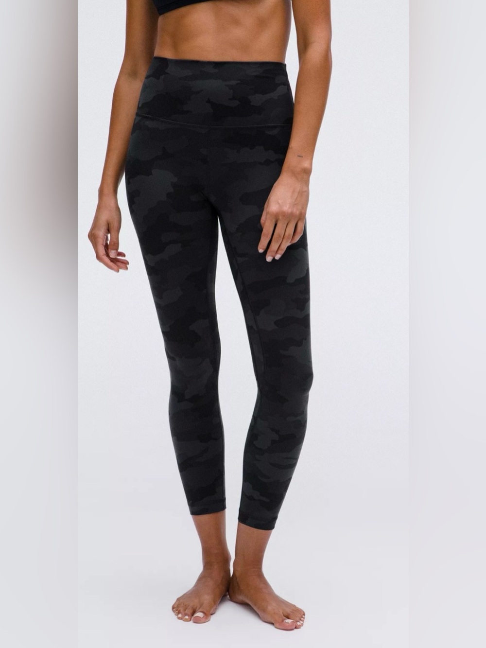 lululemon athletica Gray Camo High-Rise Leggings